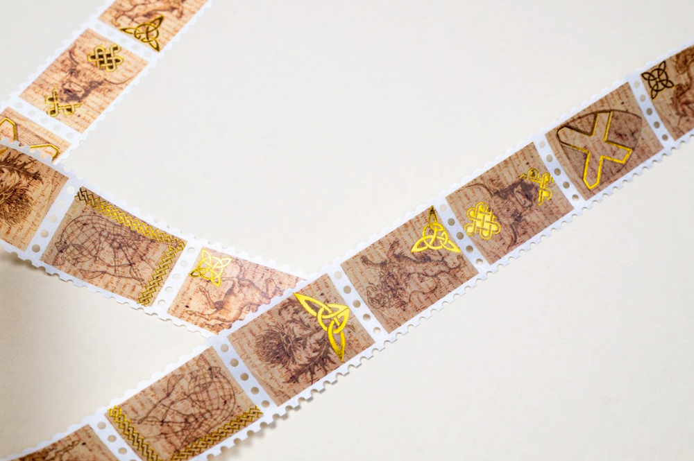 Scotland Stamp Foil Washi Tape