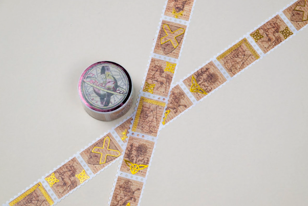 Scotland Stamp Foil Washi Tape