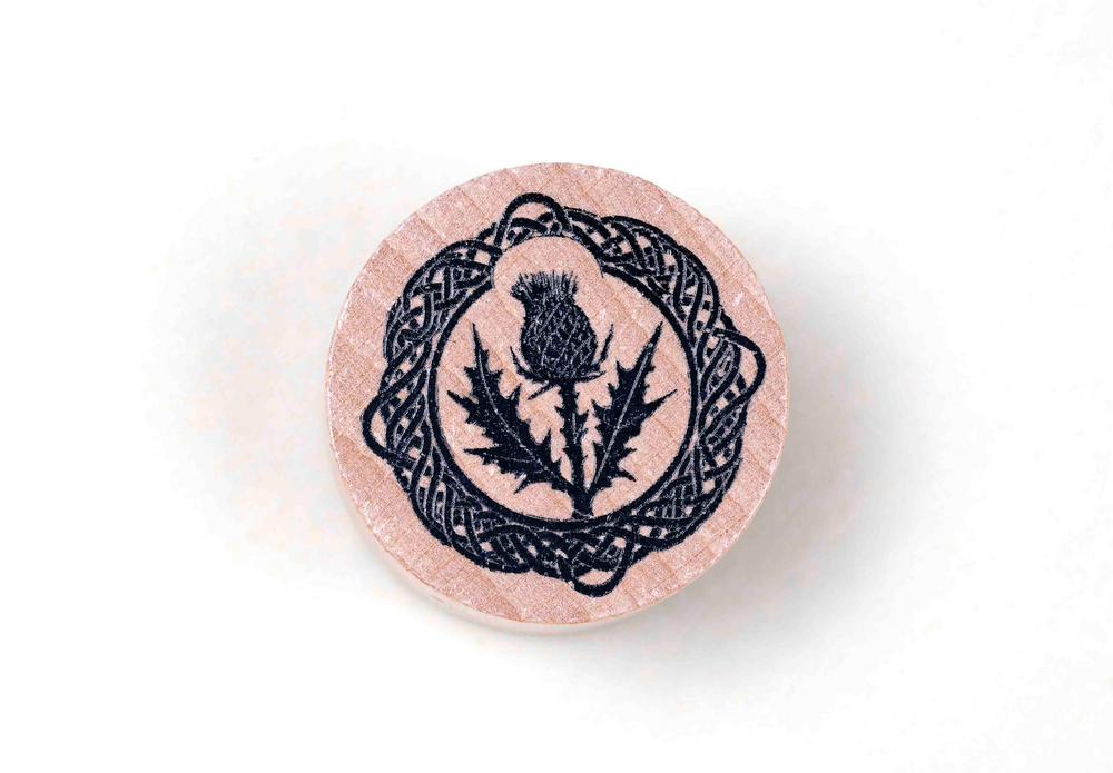 Thistle Wooden Stamp