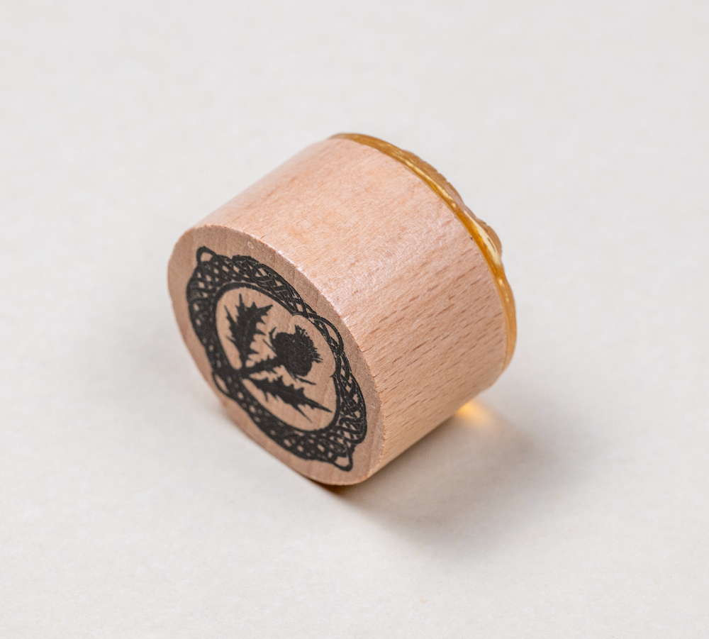Thistle Wooden Stamp