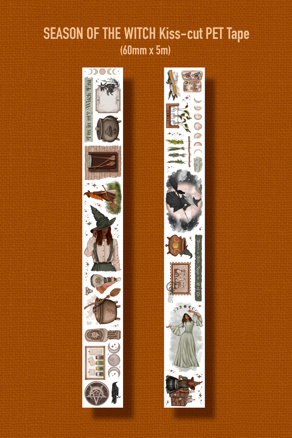 Season of the Witch Transparent Tape