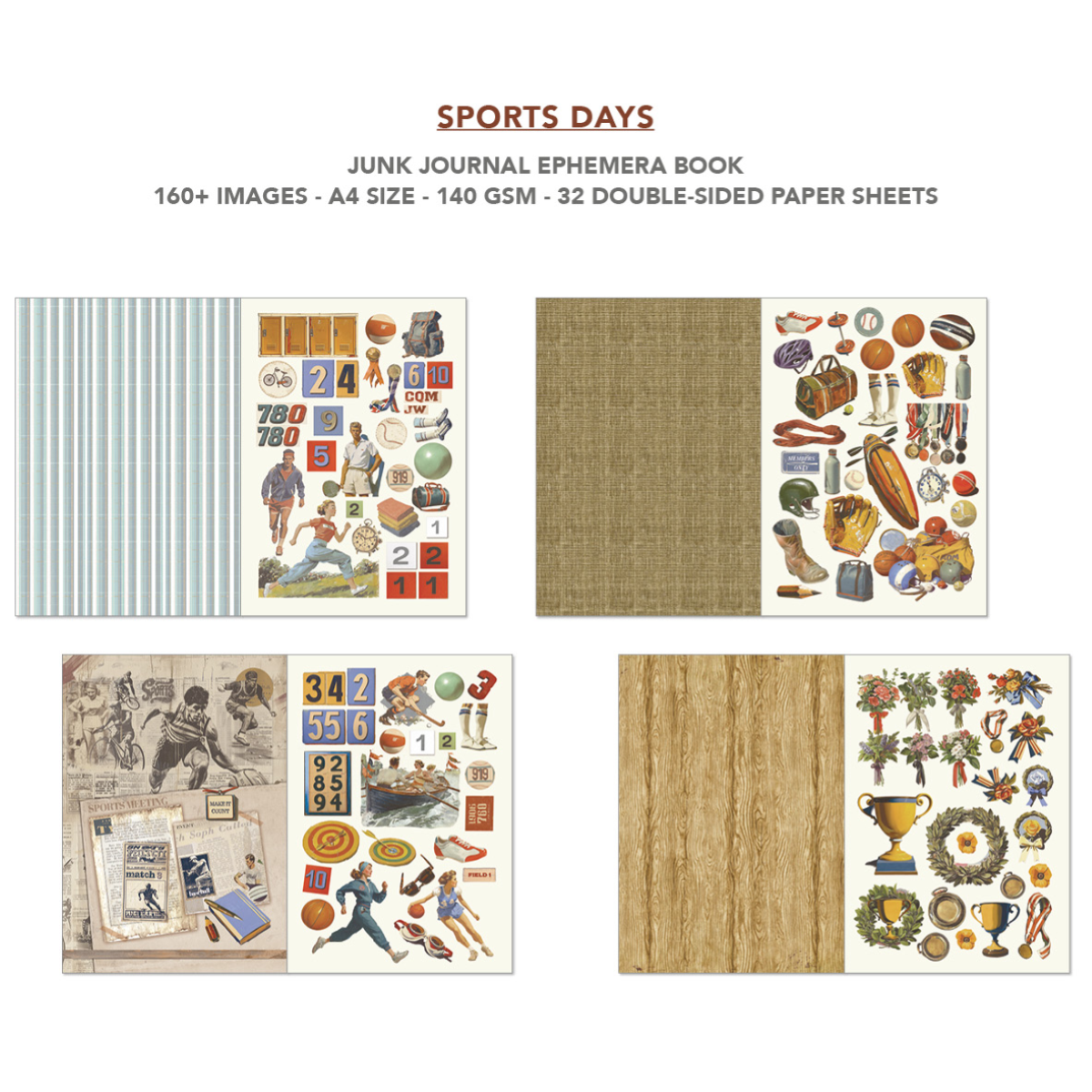 Sports Days Ephemera Book