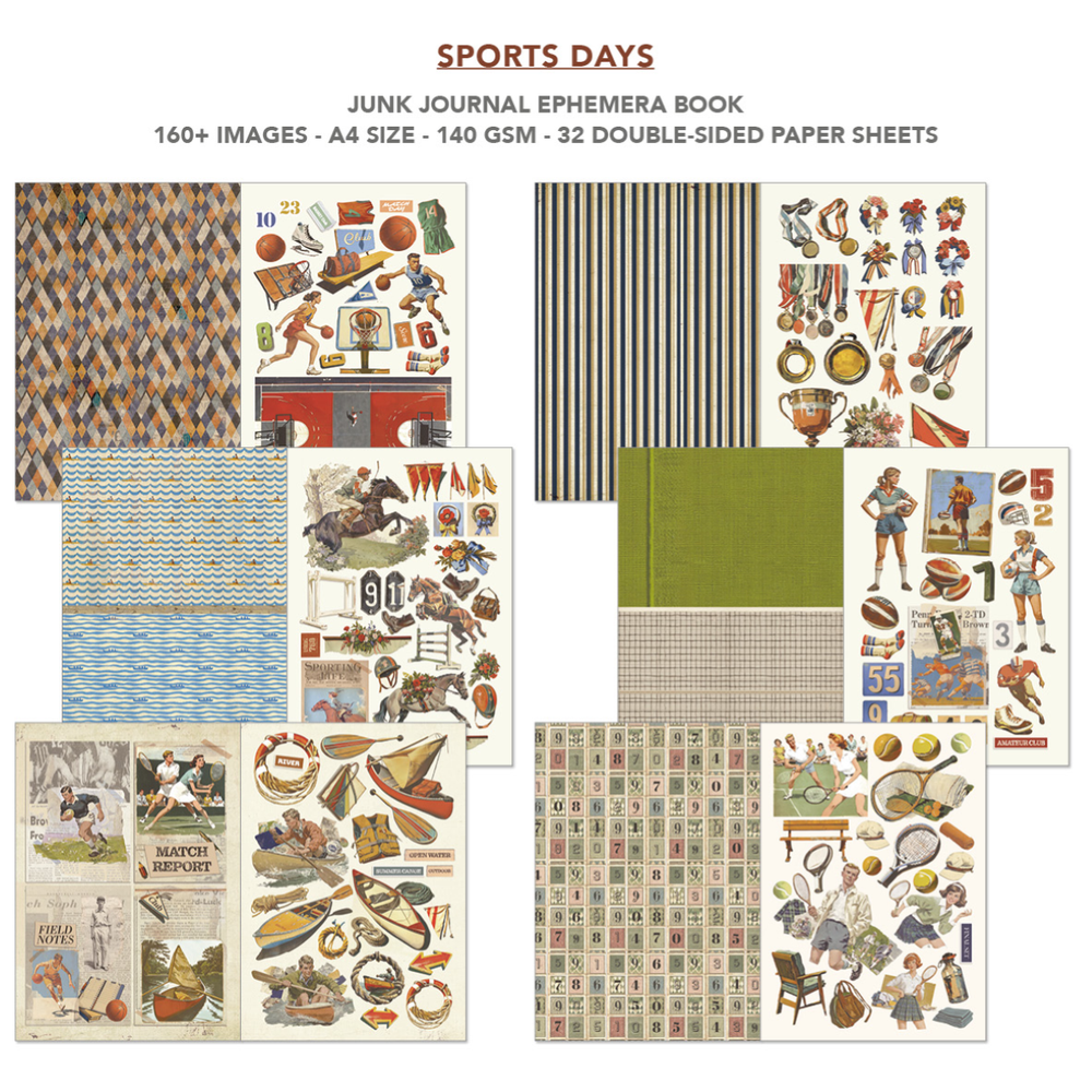 Sports Days Ephemera Book