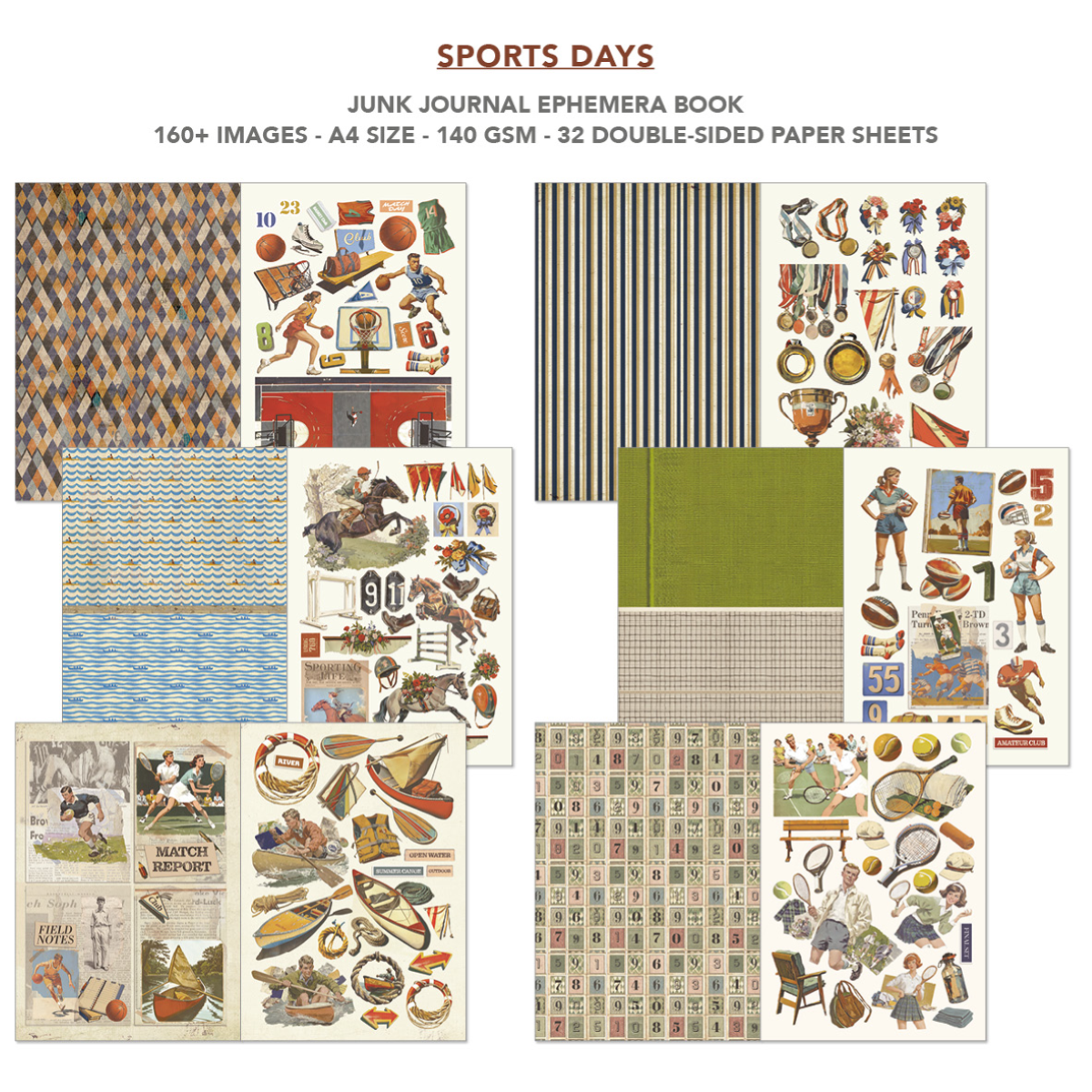 Sports Days Ephemera Book