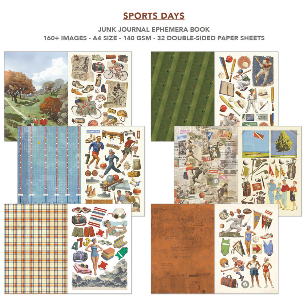 Sports Days Ephemera Book