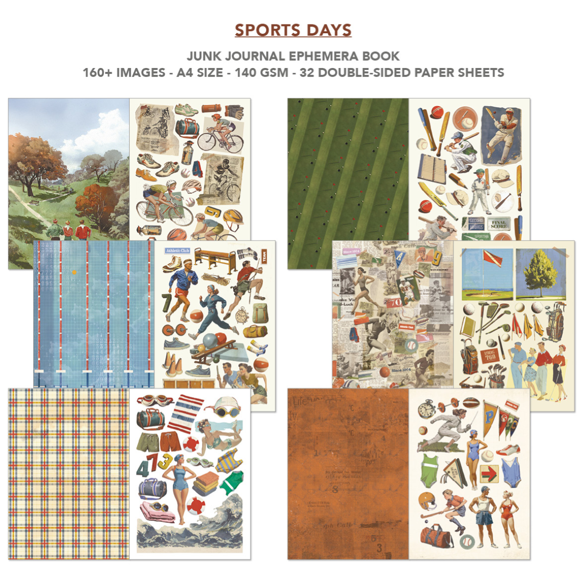 Sports Days Ephemera Book