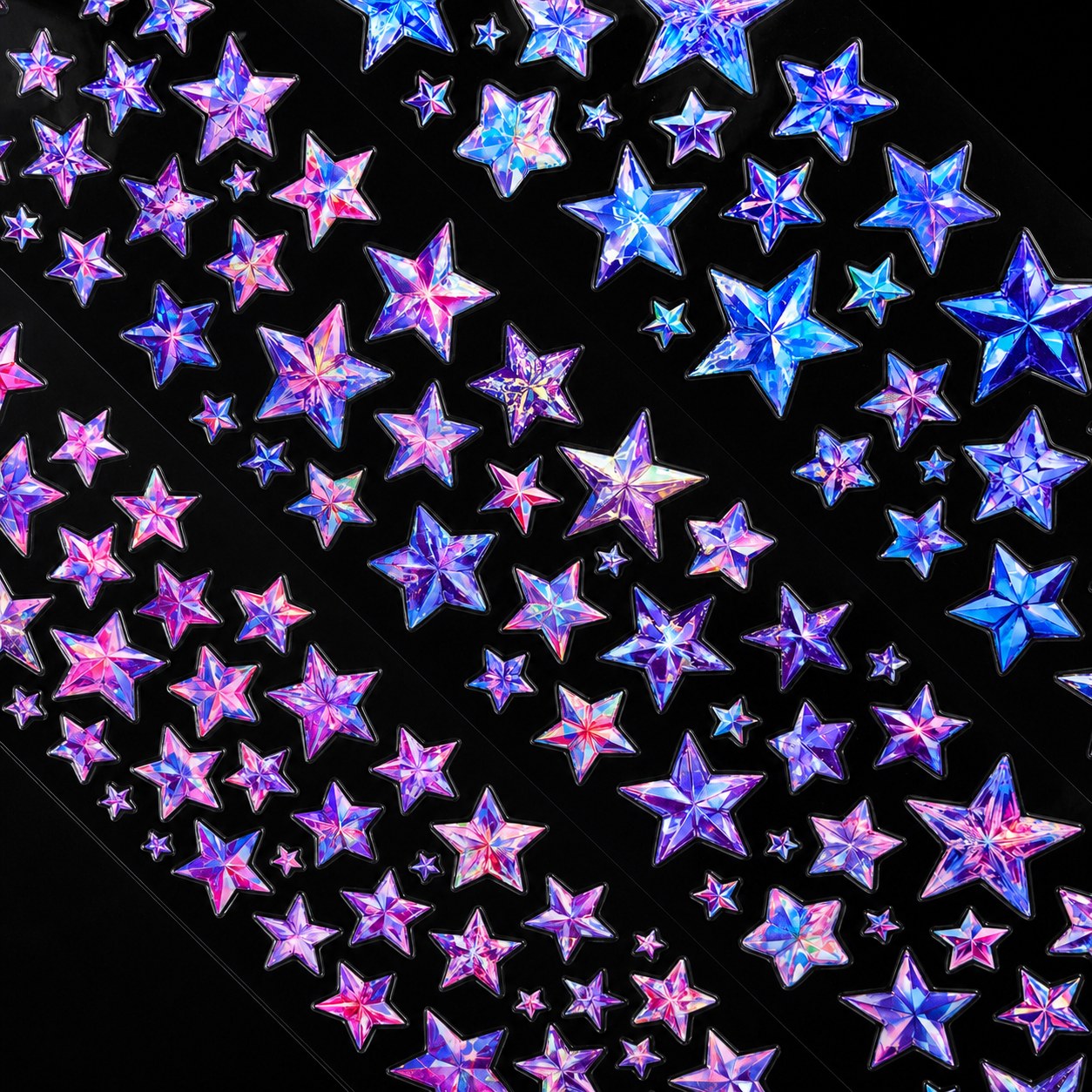 Stars Transparent Tape Loops