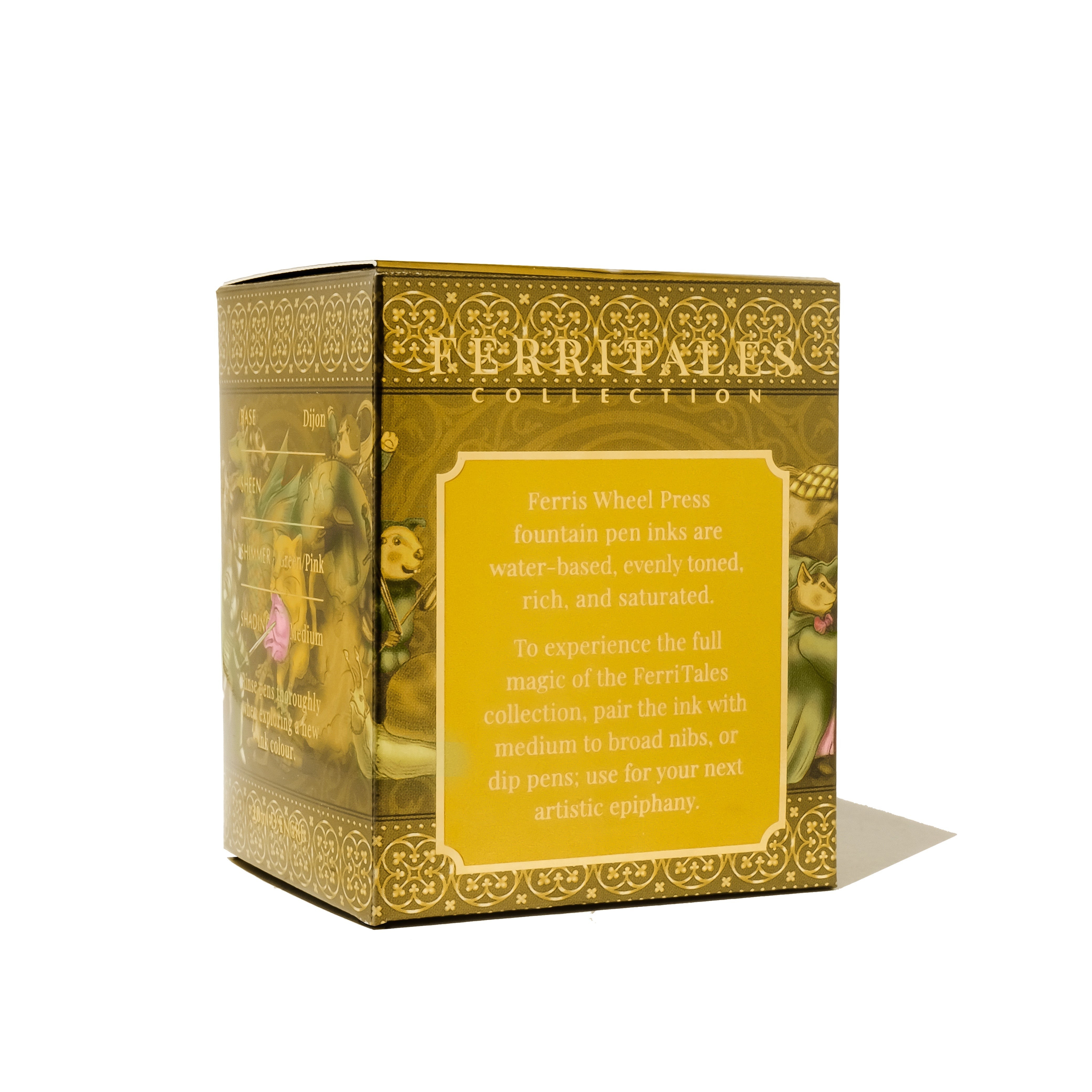 Fountain Pen Ink - Sunforged Solace - bottle, side