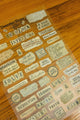 Detective Notes Sticker Sheet - detail 2