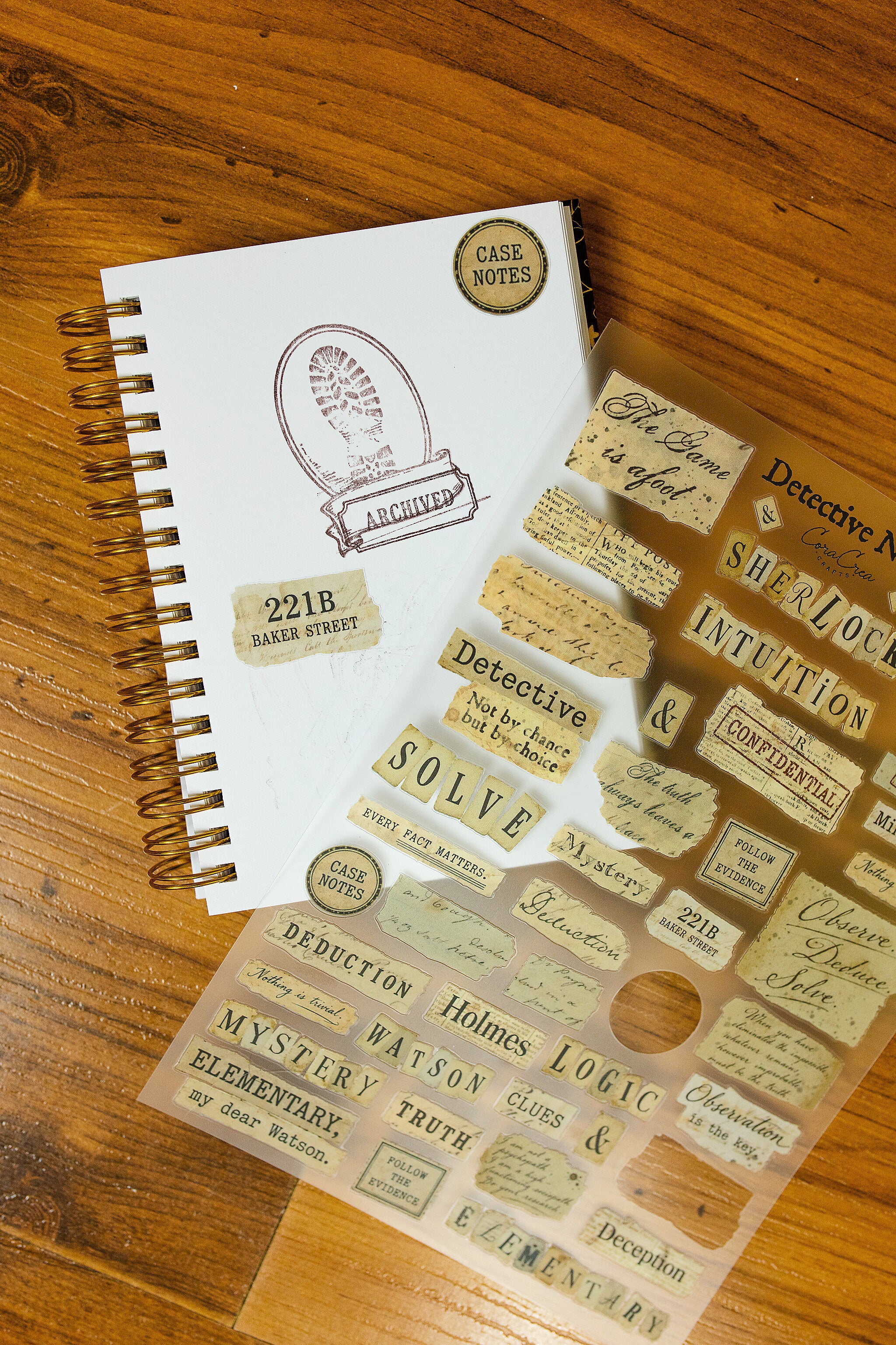 Detective Notes Sticker Sheet - detail 4