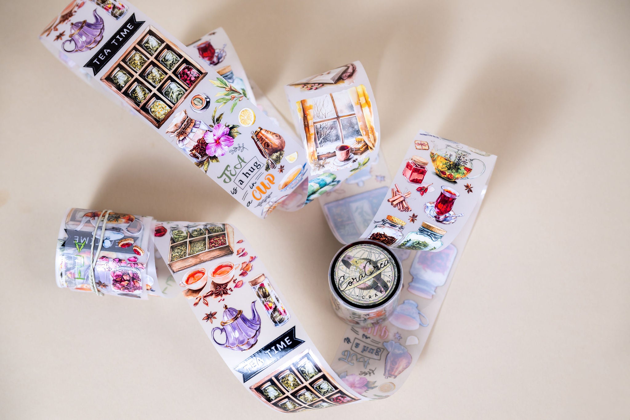 Tea Lover Transparent Tape