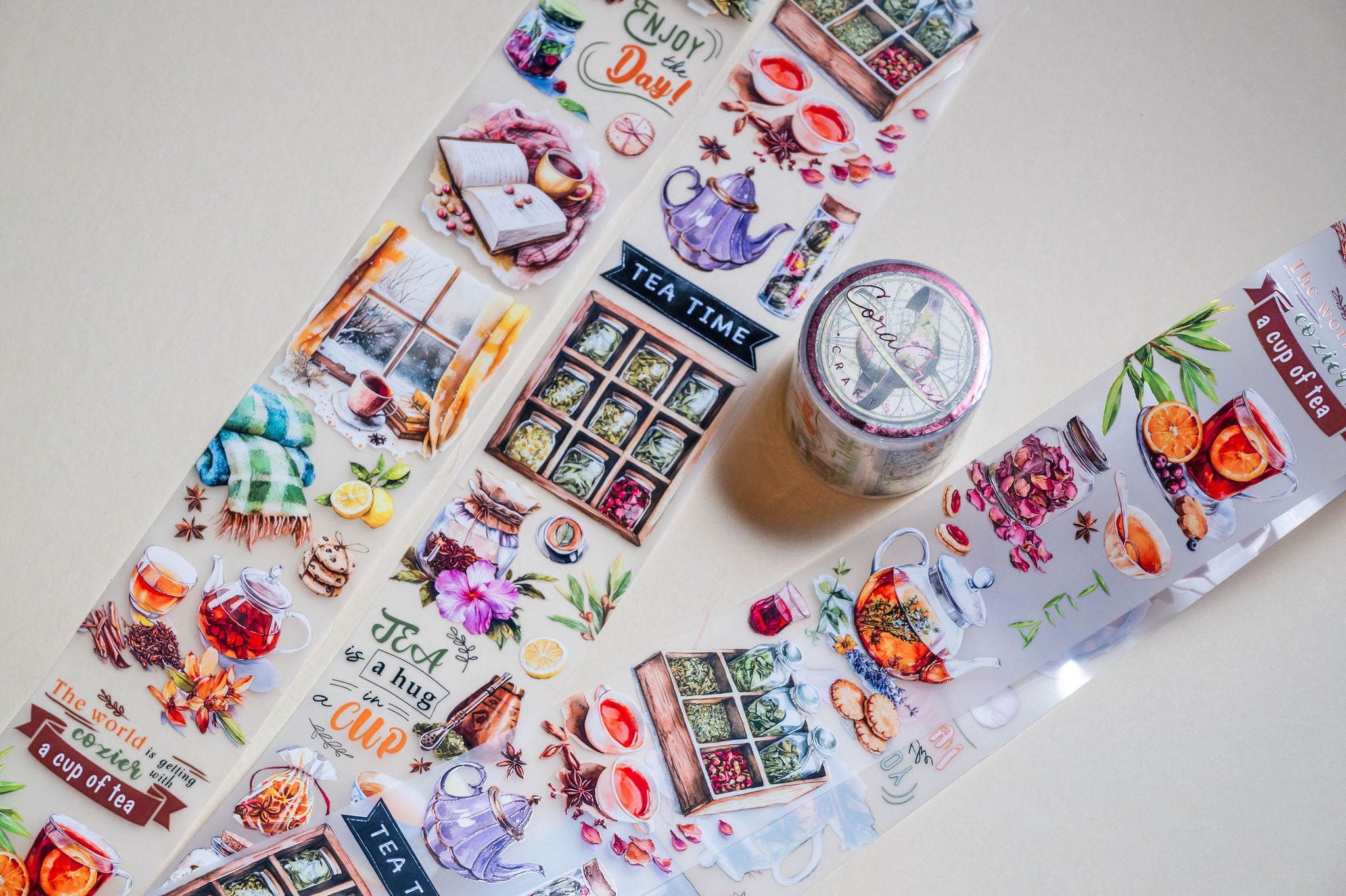 Tea Lover Transparent Tape