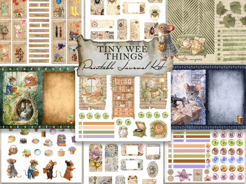 Tiny Wee Things Digital Journal Kit