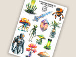 The Unknown of Outer Space Sticker Sheet