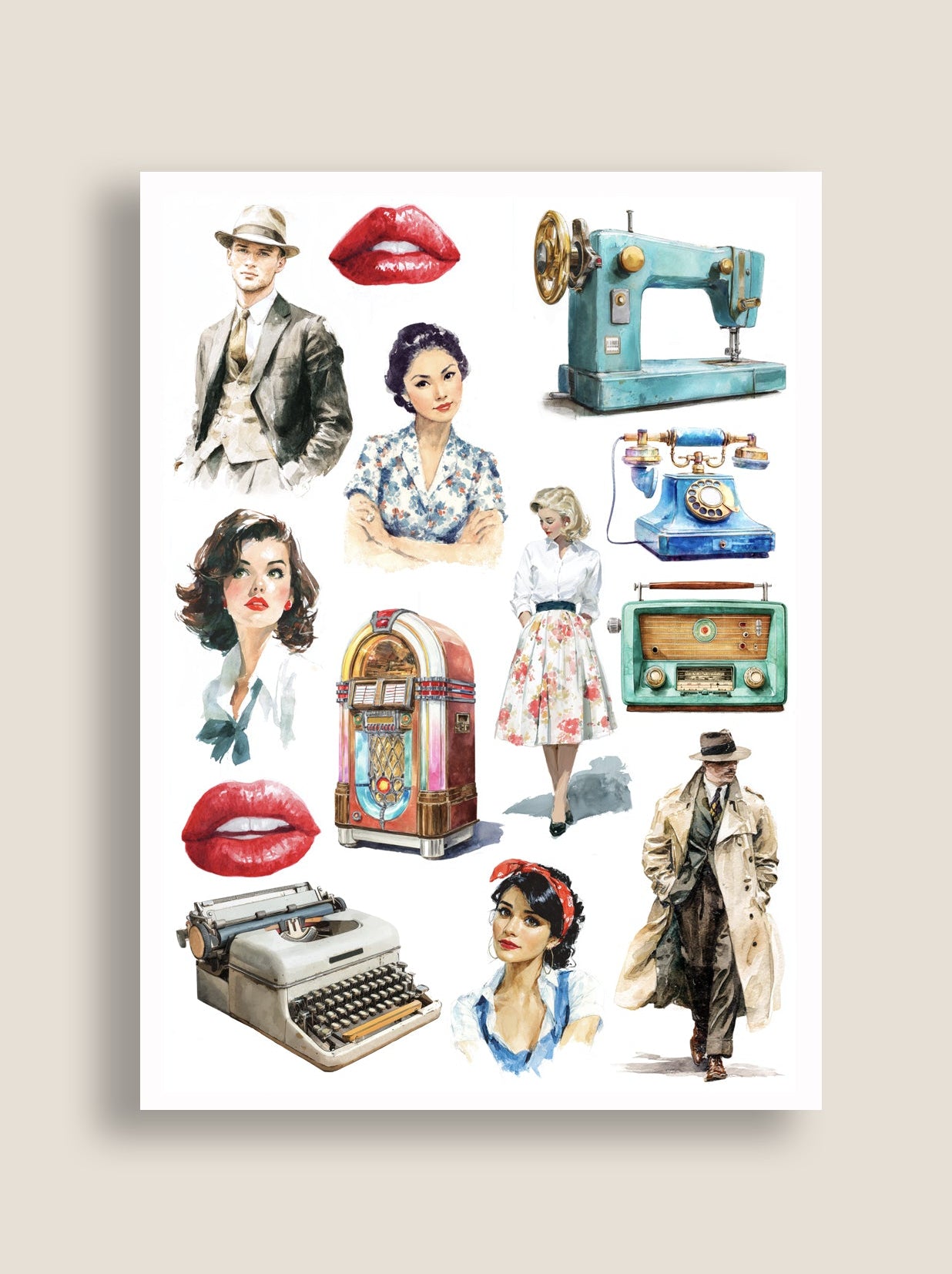 The New Look Sticker Sheet