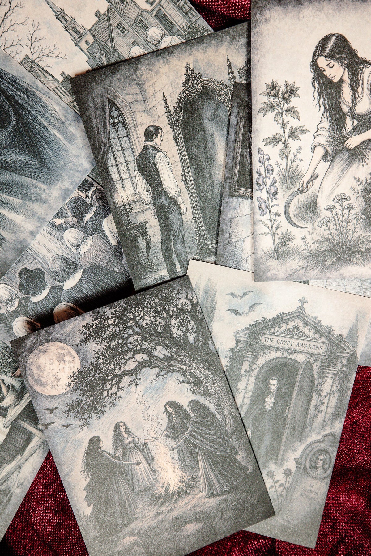 Gothic Lithographs Paper Set - detail 1