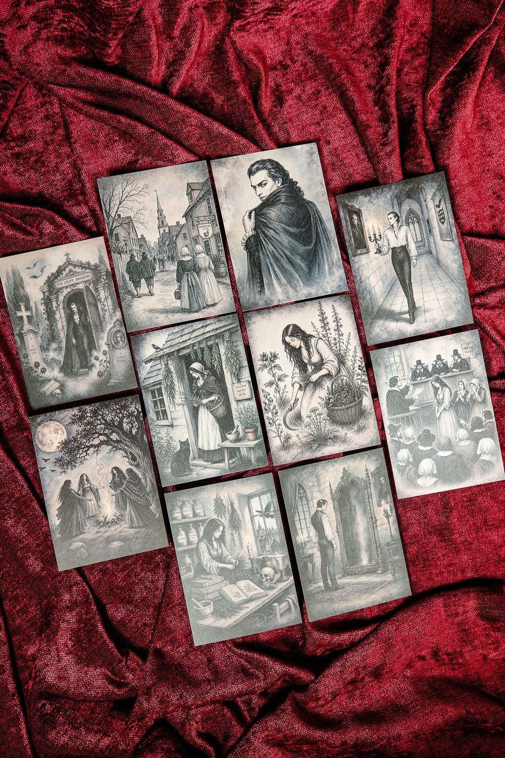 Gothic Lithographs Paper Set - detail 2