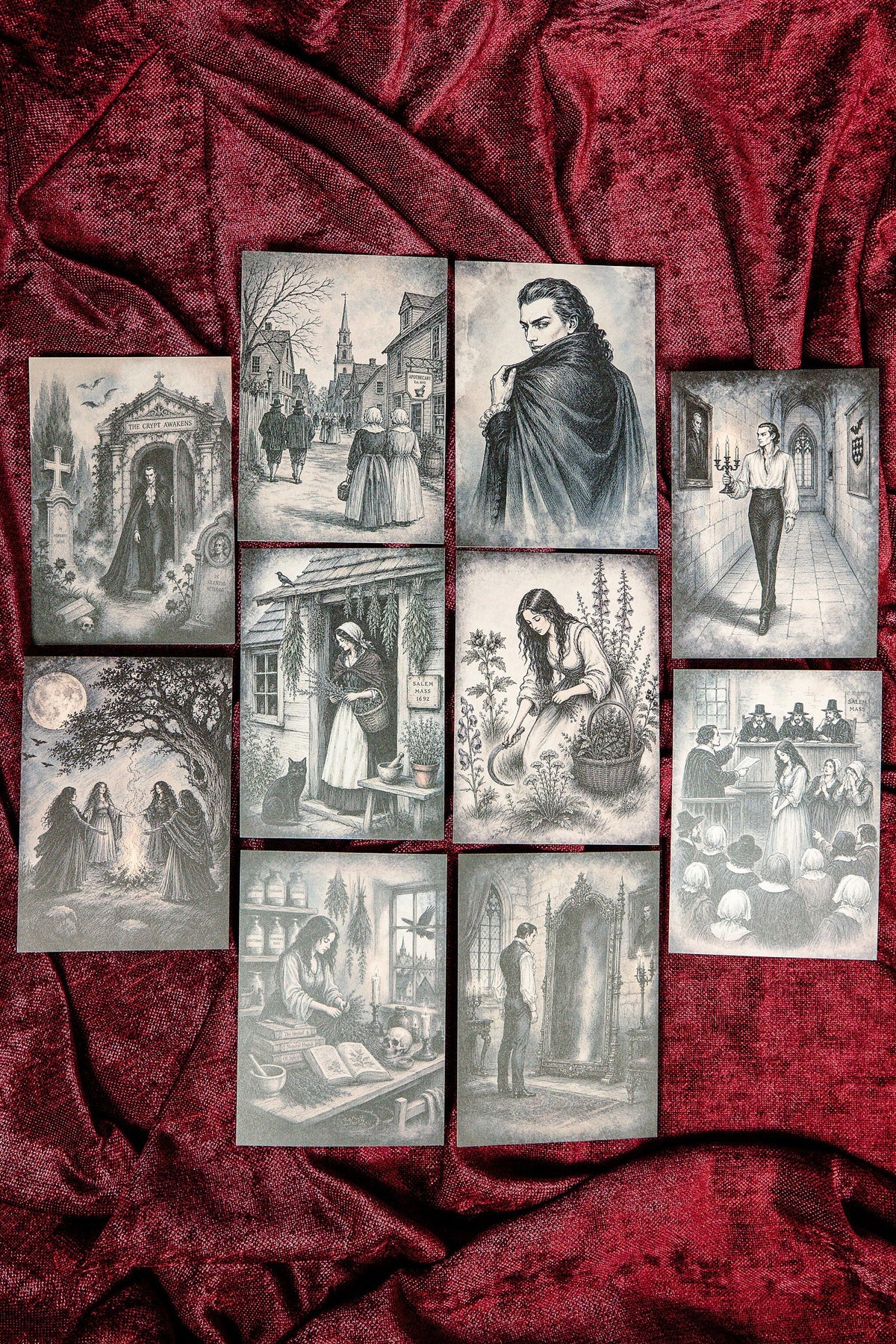 Gothic Lithographs Paper Set - detail 3