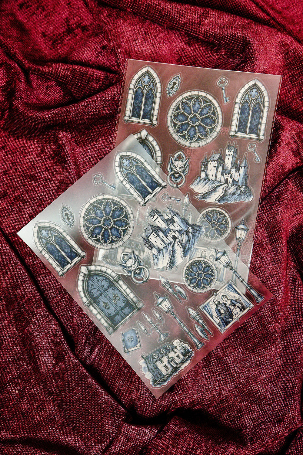 Victorian Gothic Sticker Sheet - detail 1