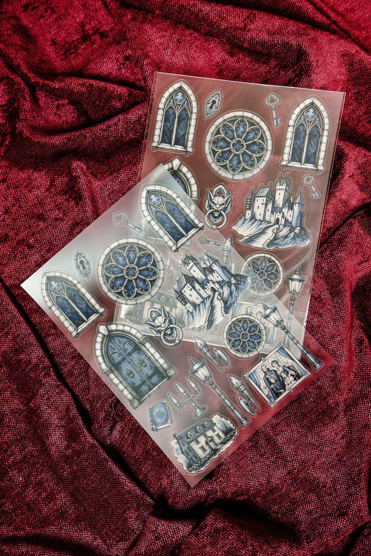 Victorian Gothic Sticker Sheet - detail 1