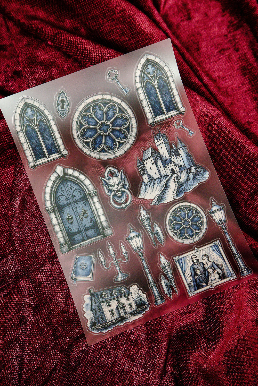 Victorian Gothic Sticker Sheet - detail 2