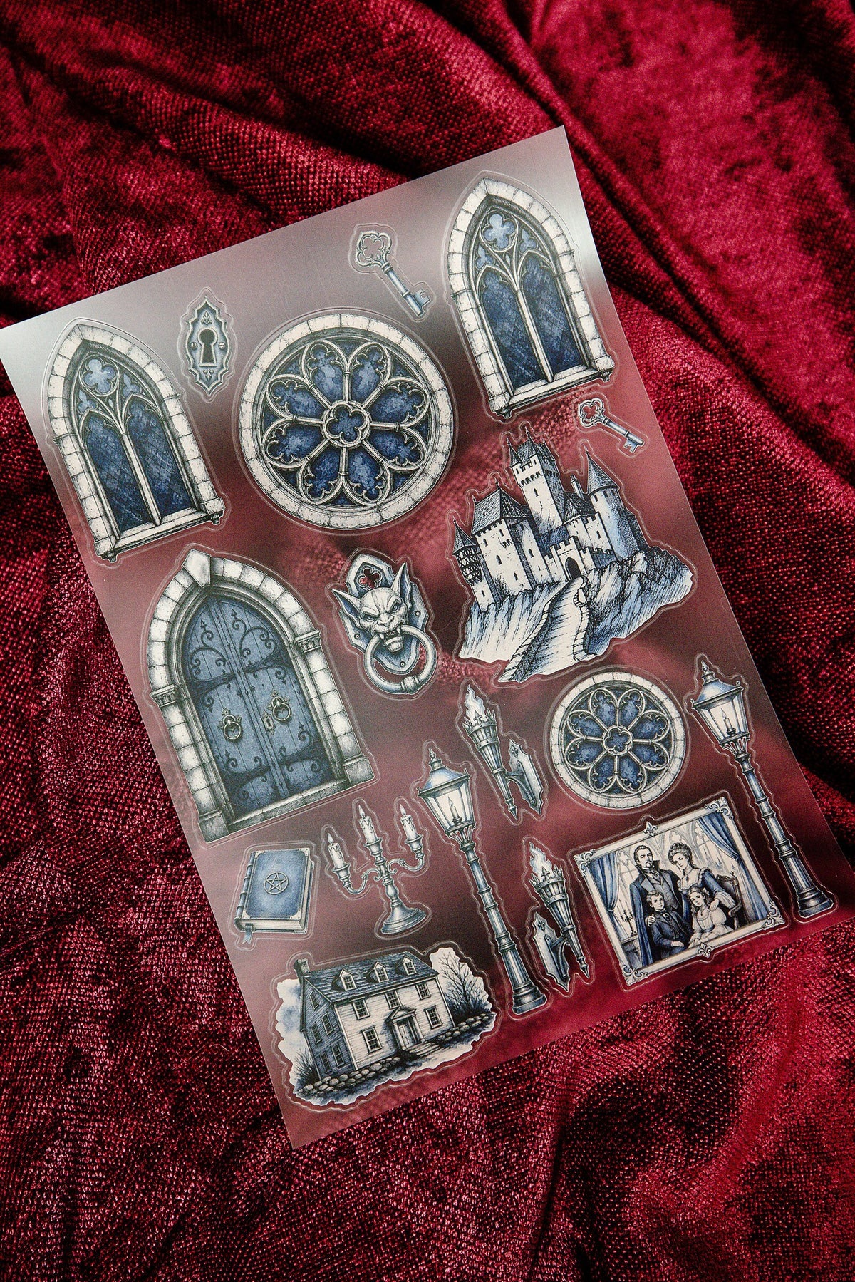 Victorian Gothic Sticker Sheet - detail 2
