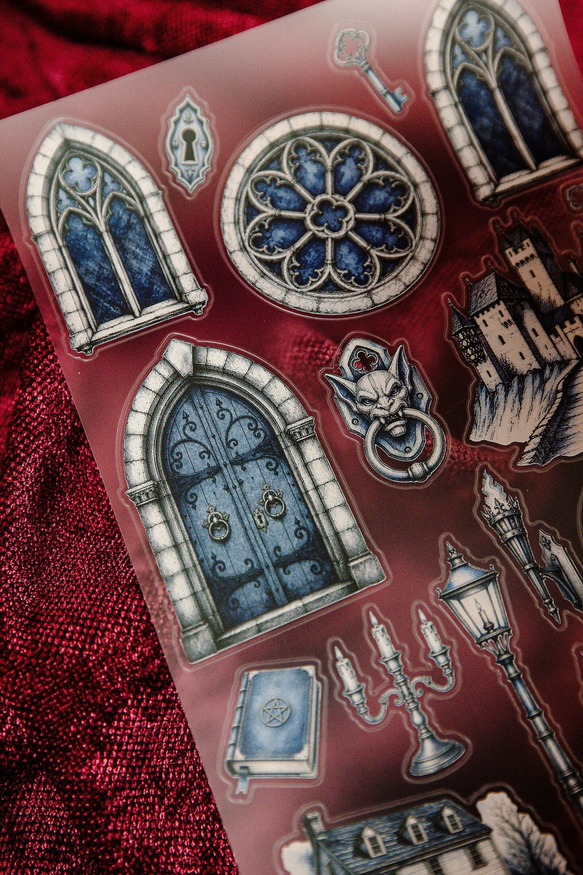 Victorian Gothic Sticker Sheet - detail 3