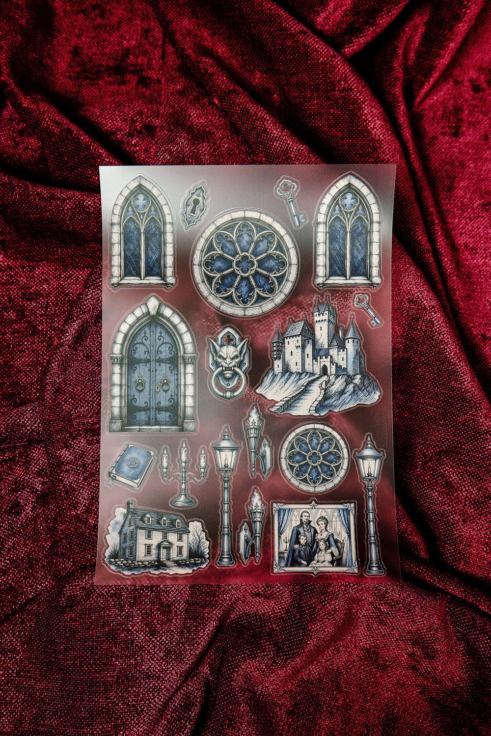 Victorian Gothic Sticker Sheet - detail 4