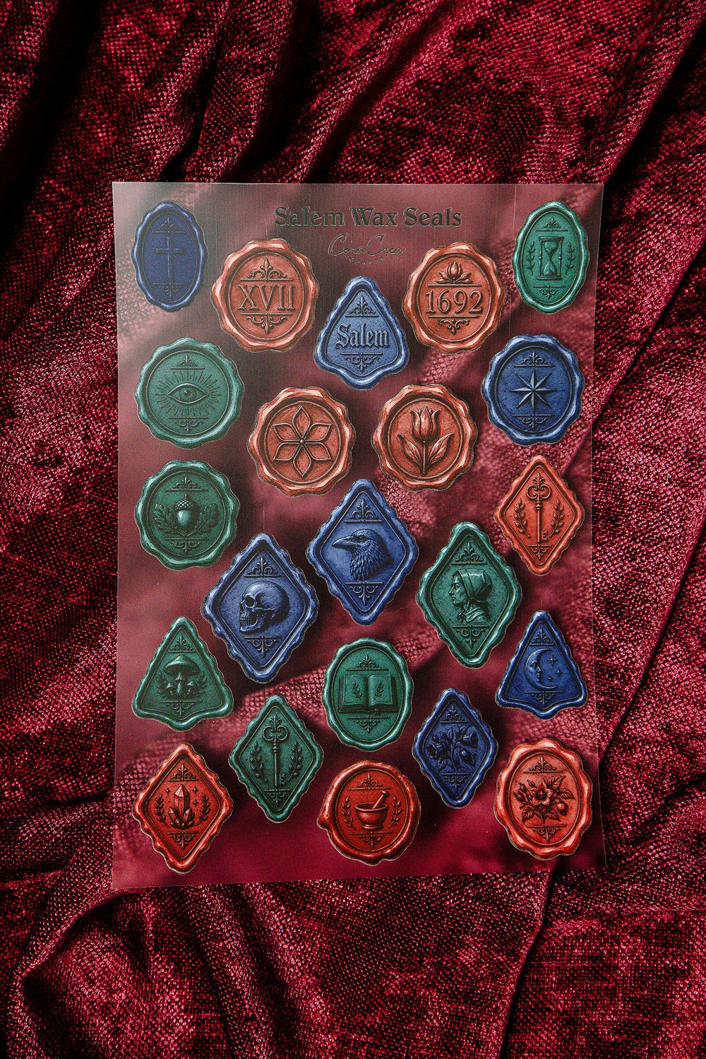 Salem Seals Sticker Sheet - detail 1