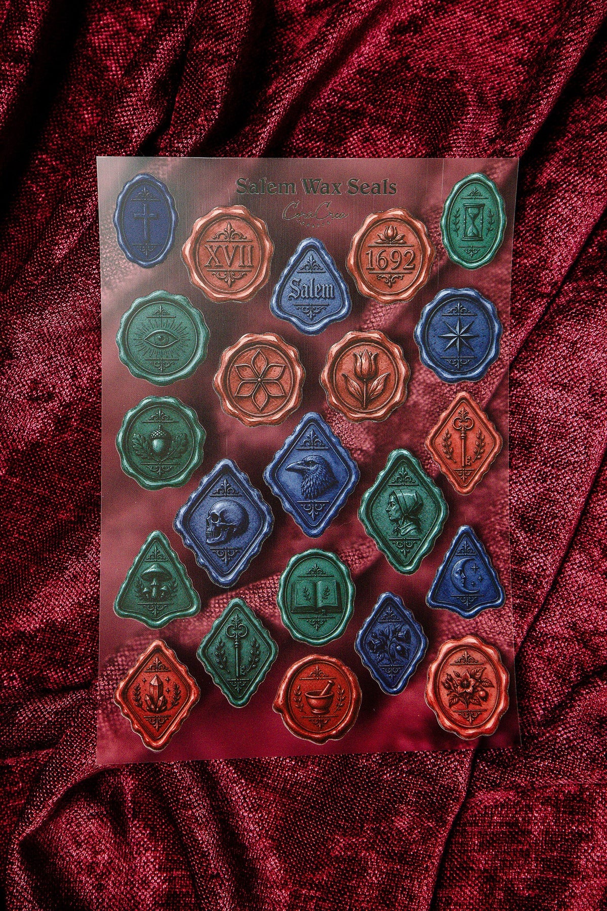 Salem Seals Sticker Sheet - detail 1