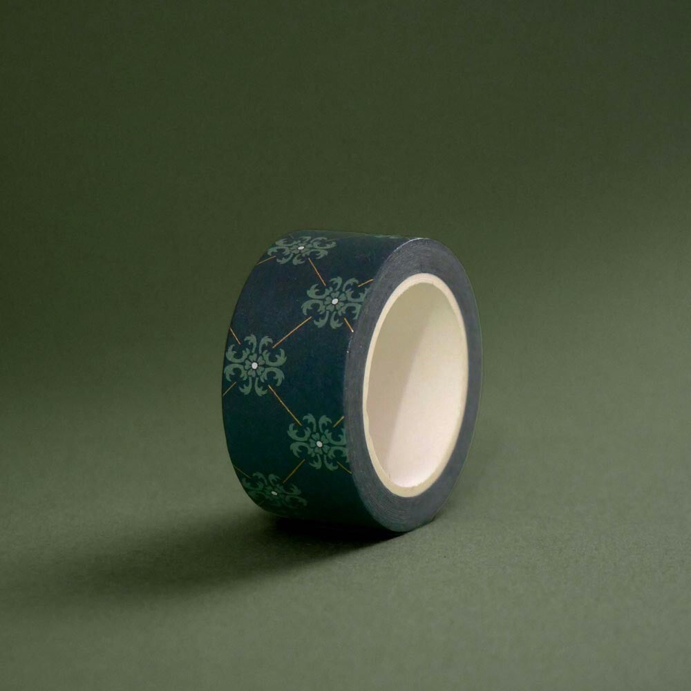 Ornate Washi Tape - Sage - 2