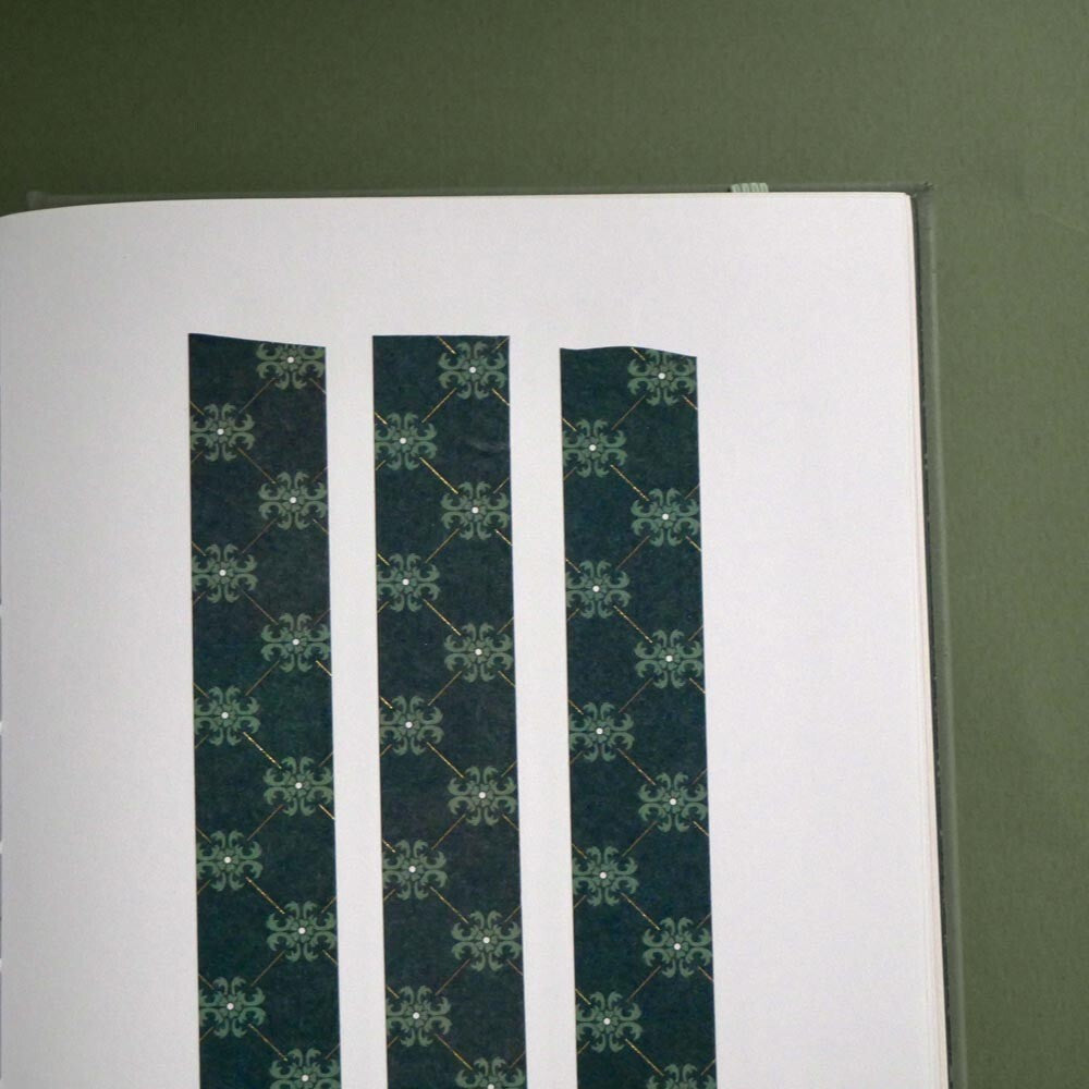 Ornate Washi Tape - Sage - 3