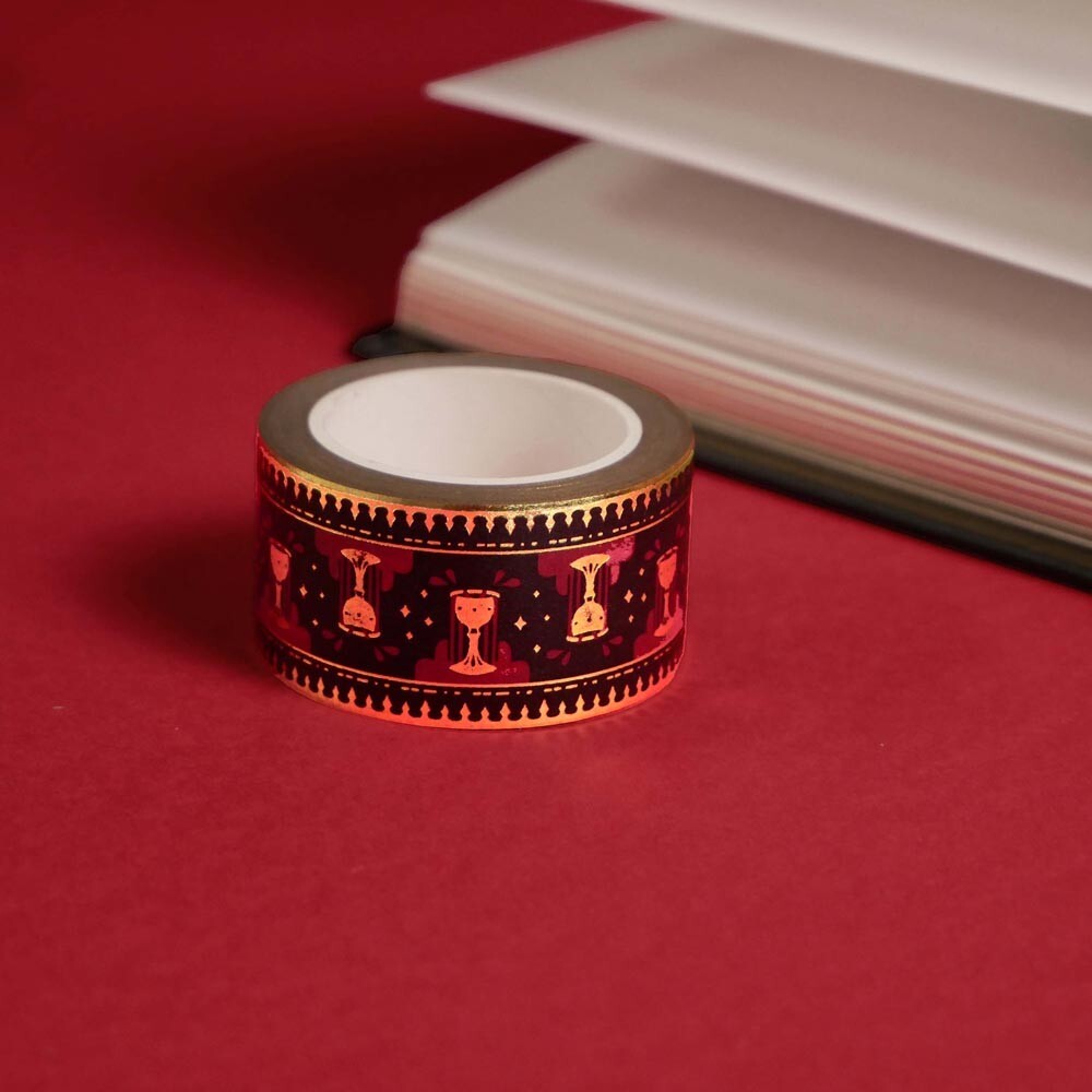 Blood Spilled Washi Tape - Black - 3