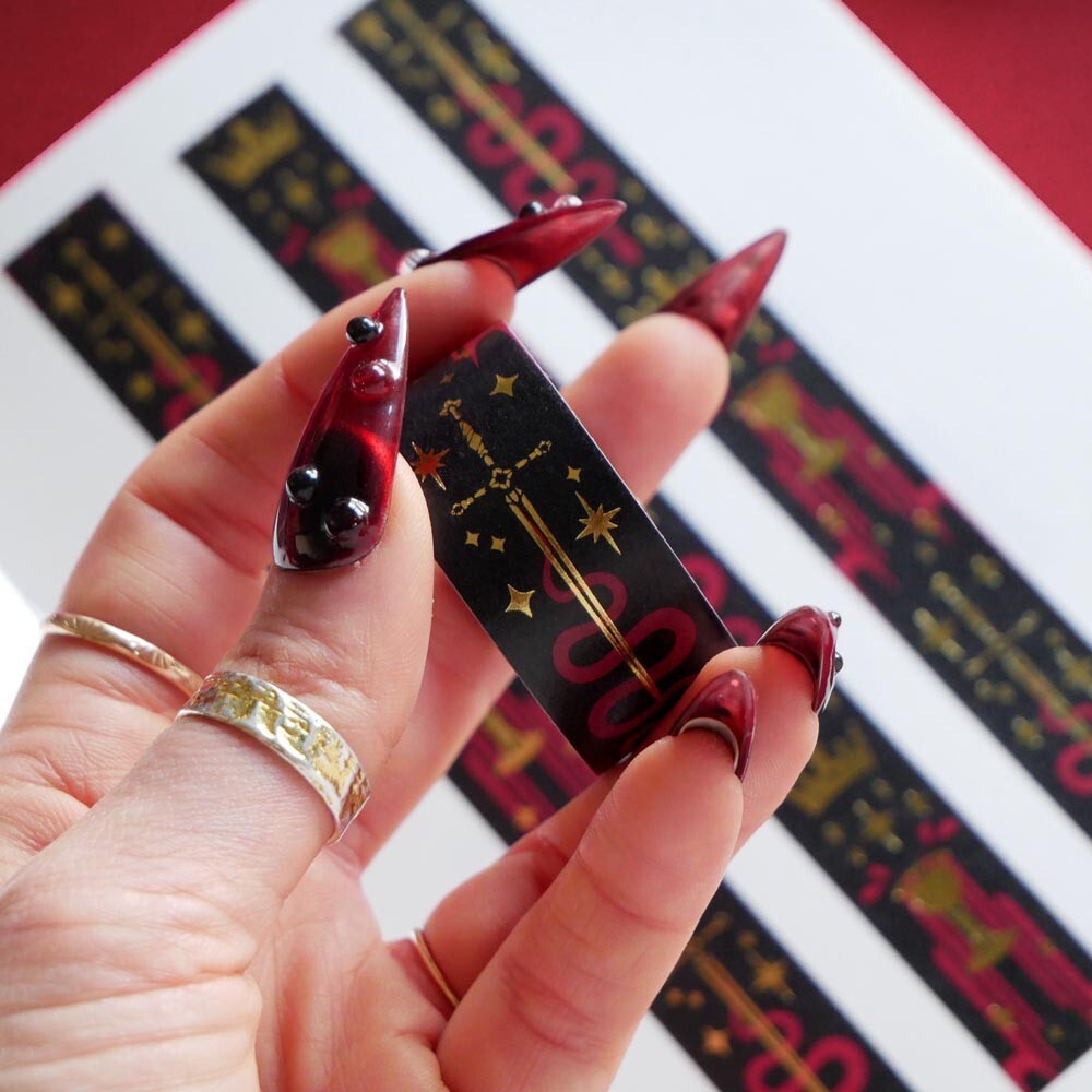 Prophecy Foretold Washi Tape - Black - 2