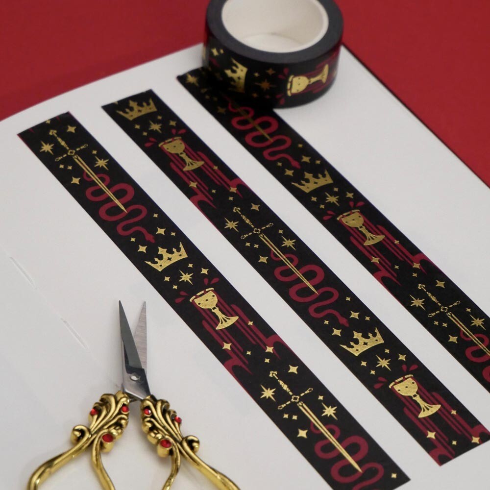Prophecy Foretold Washi Tape - Black - 4
