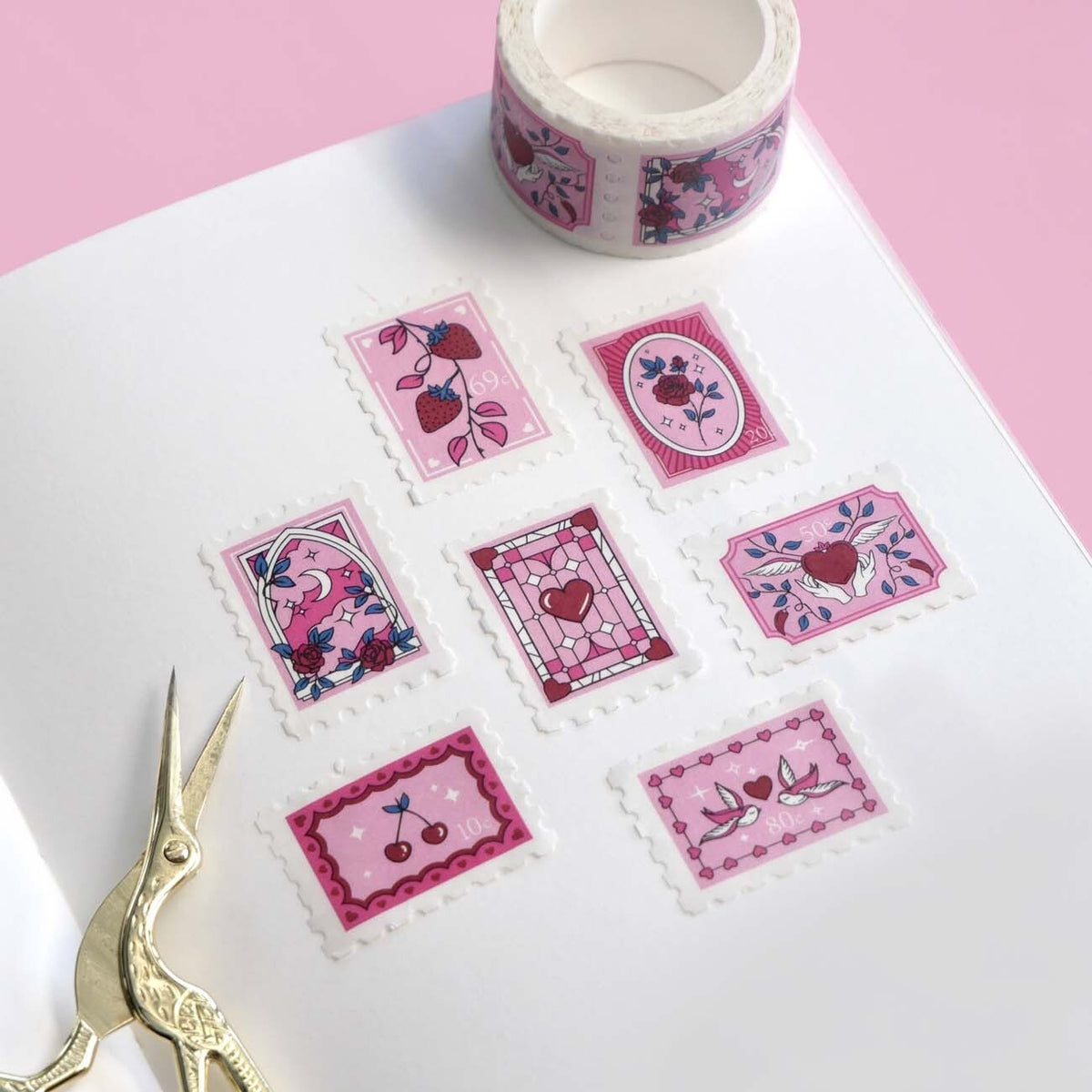 Love Bite Stamp Washi Tape - 2