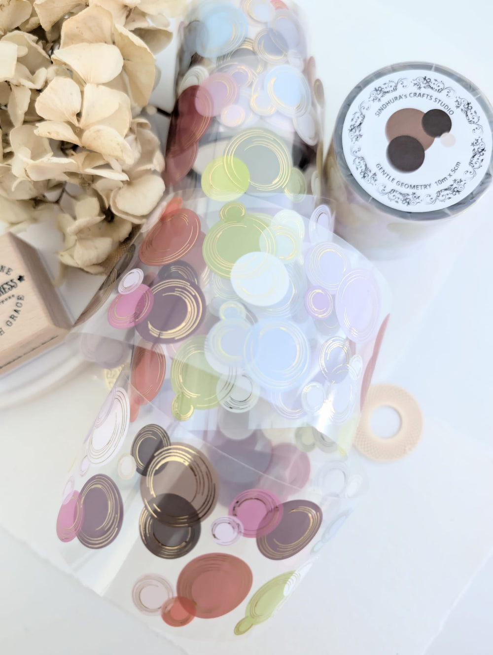 Gentle Geometry Gold Foil Tape Loop