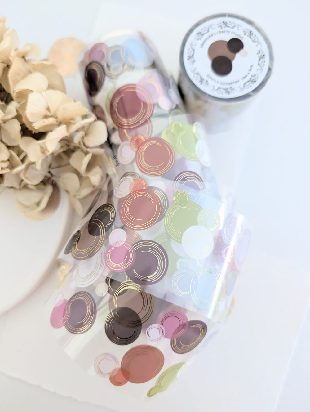 Gentle Geometry Gold Foil Tape Loop