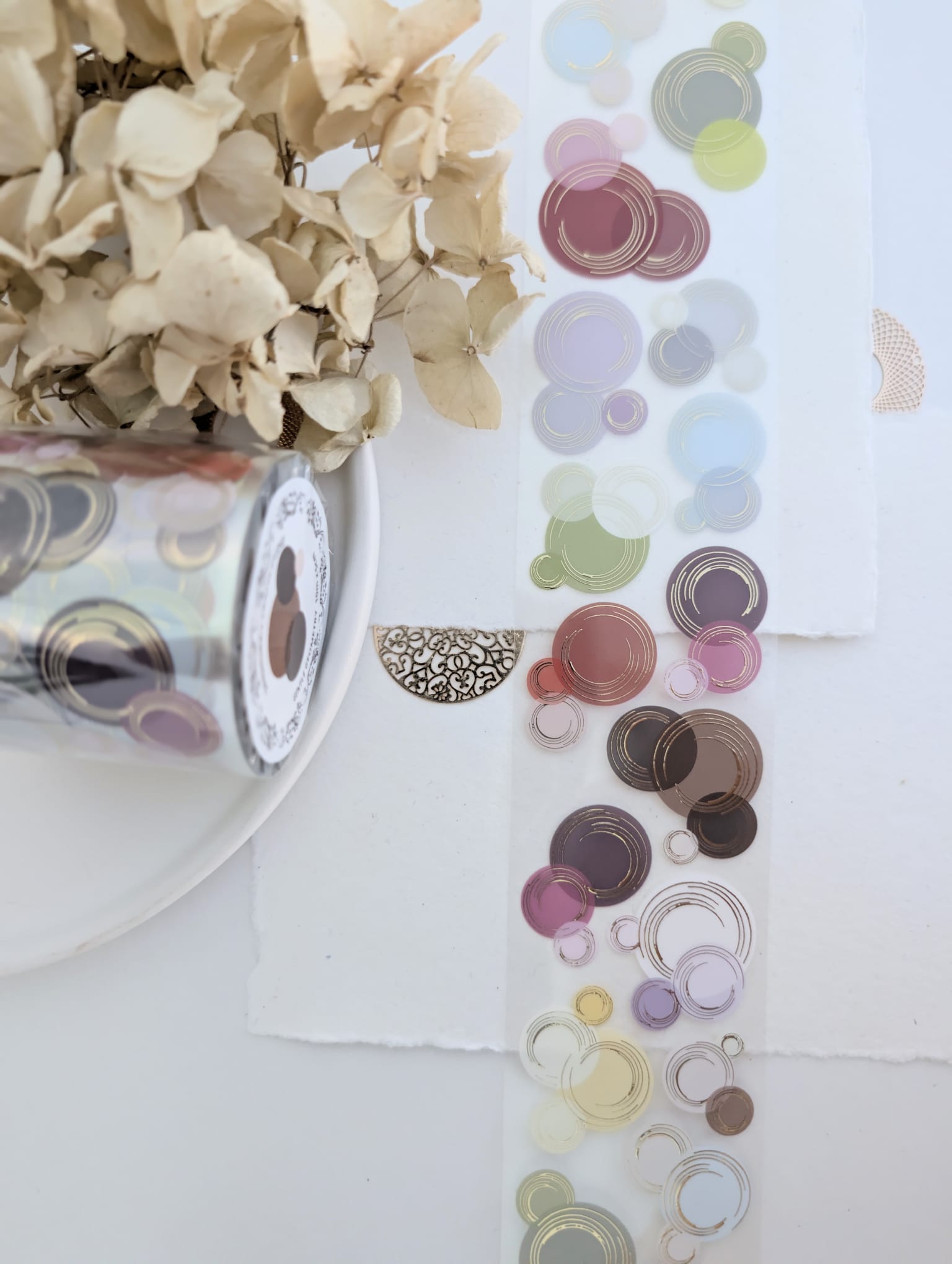 Gentle Geometry Gold Foil Tape Loop