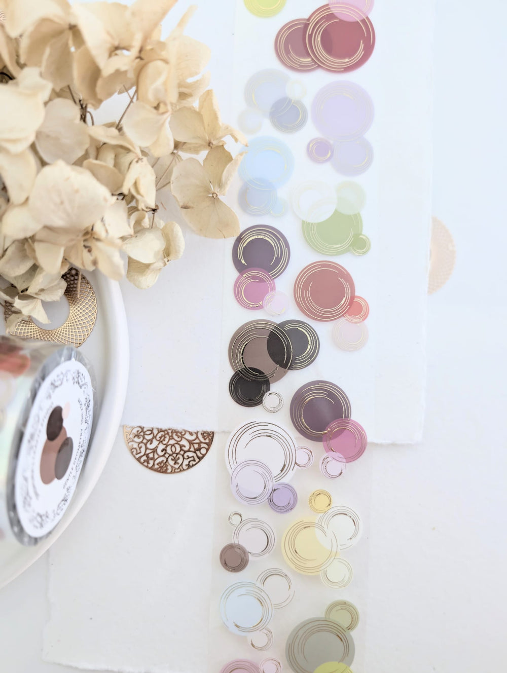 Gentle Geometry Gold Foil Tape Loop