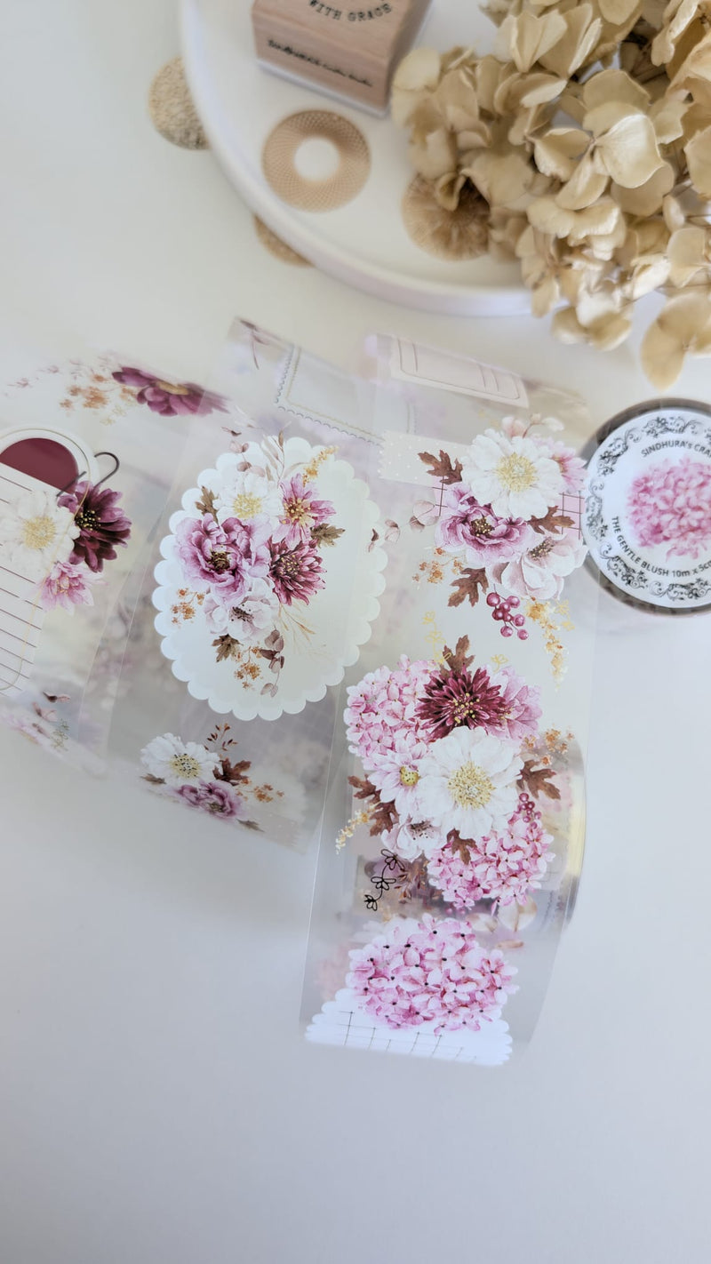 The Gentle Blush Foil Tape Loop