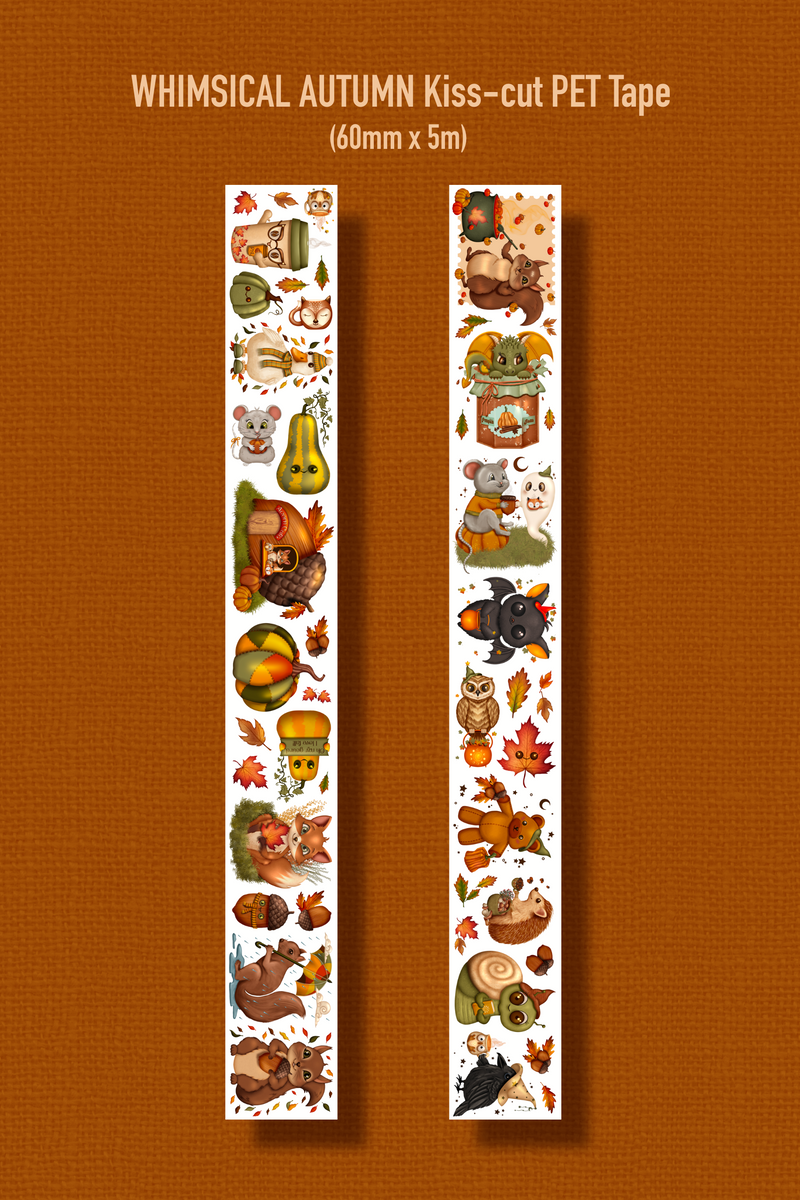 Whimsical Autumn Transparent Tape