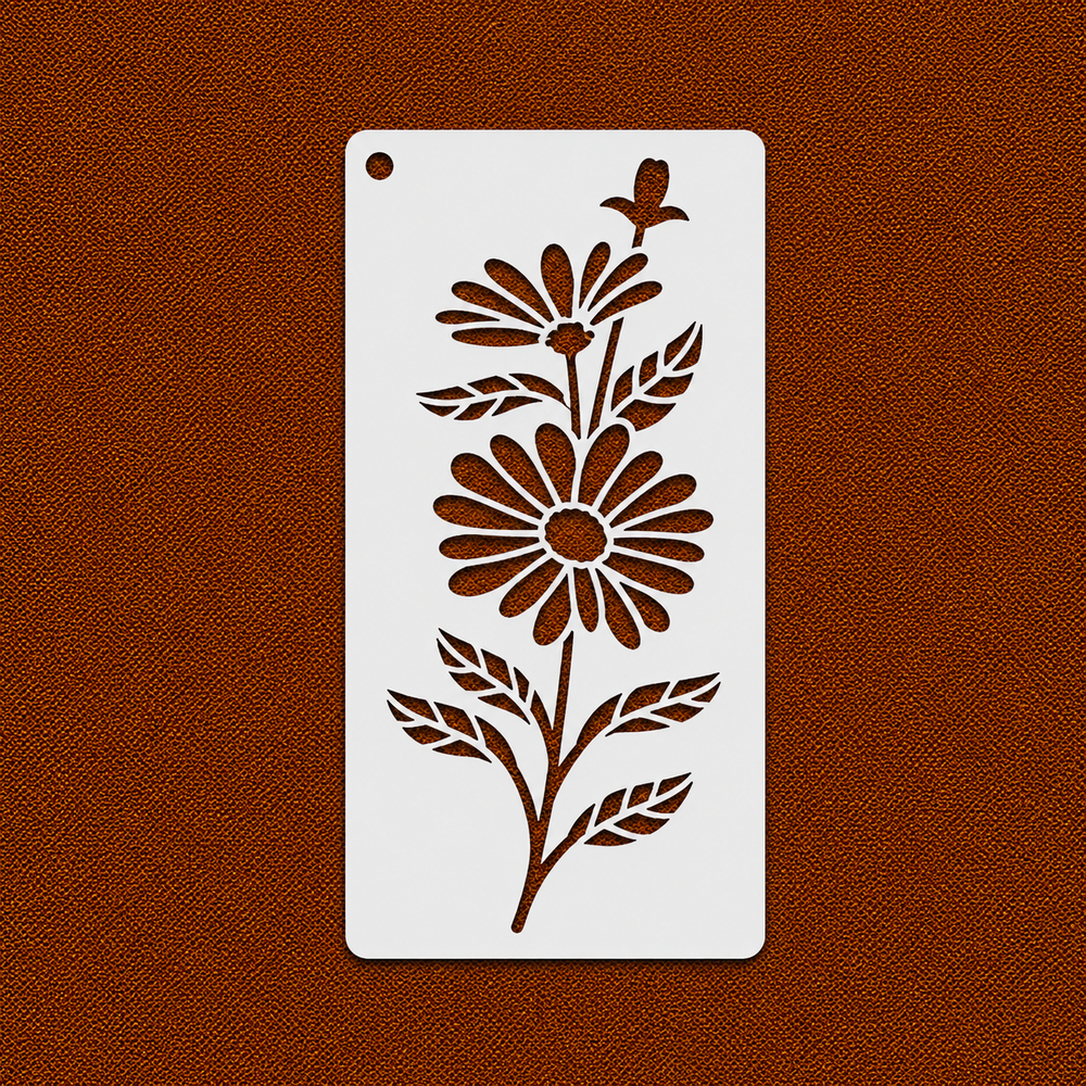 Wild Daisy Stencil