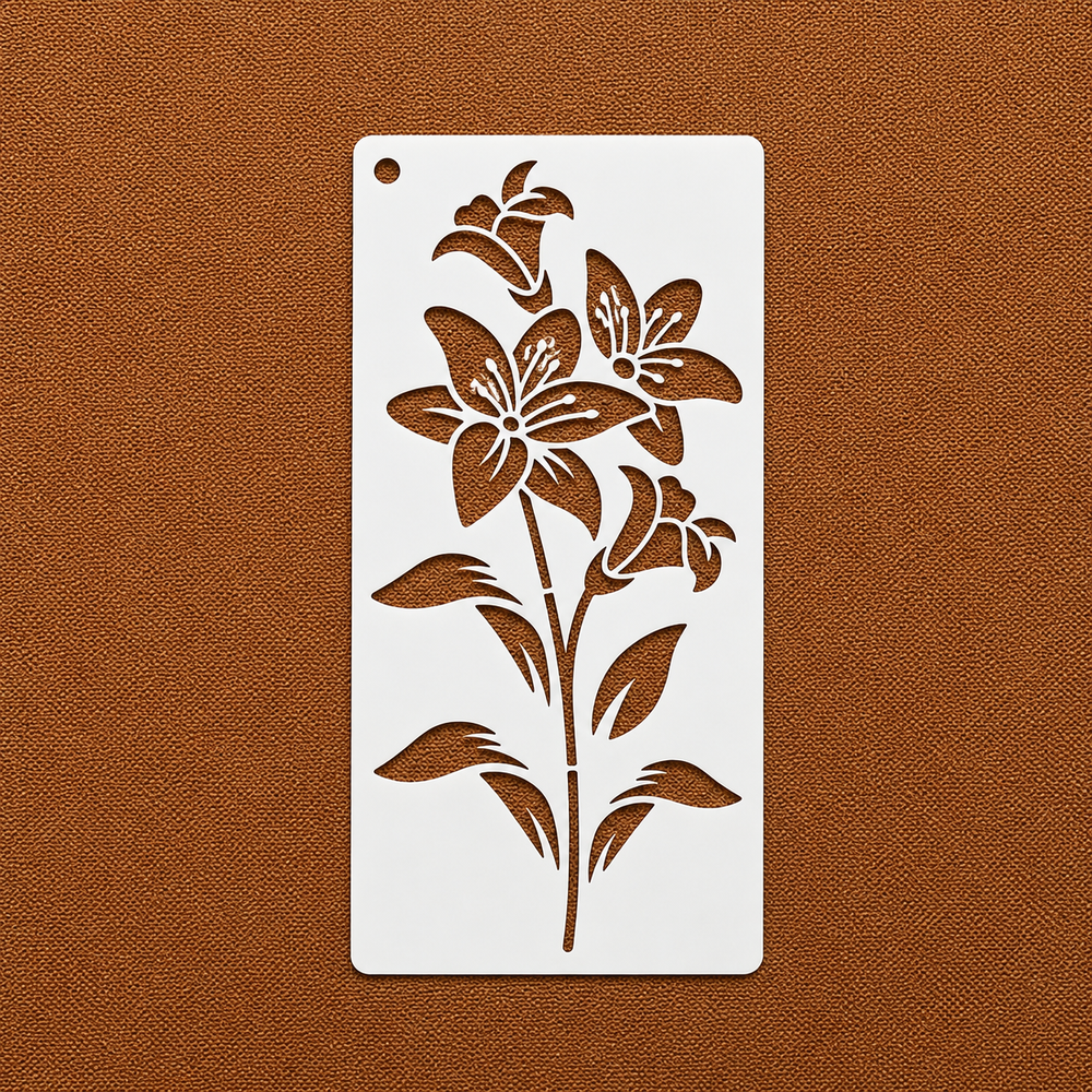 Wild Lily Stencil