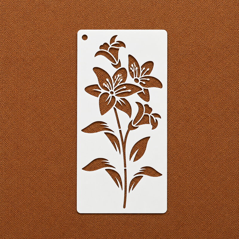 Wild Lily Stencil