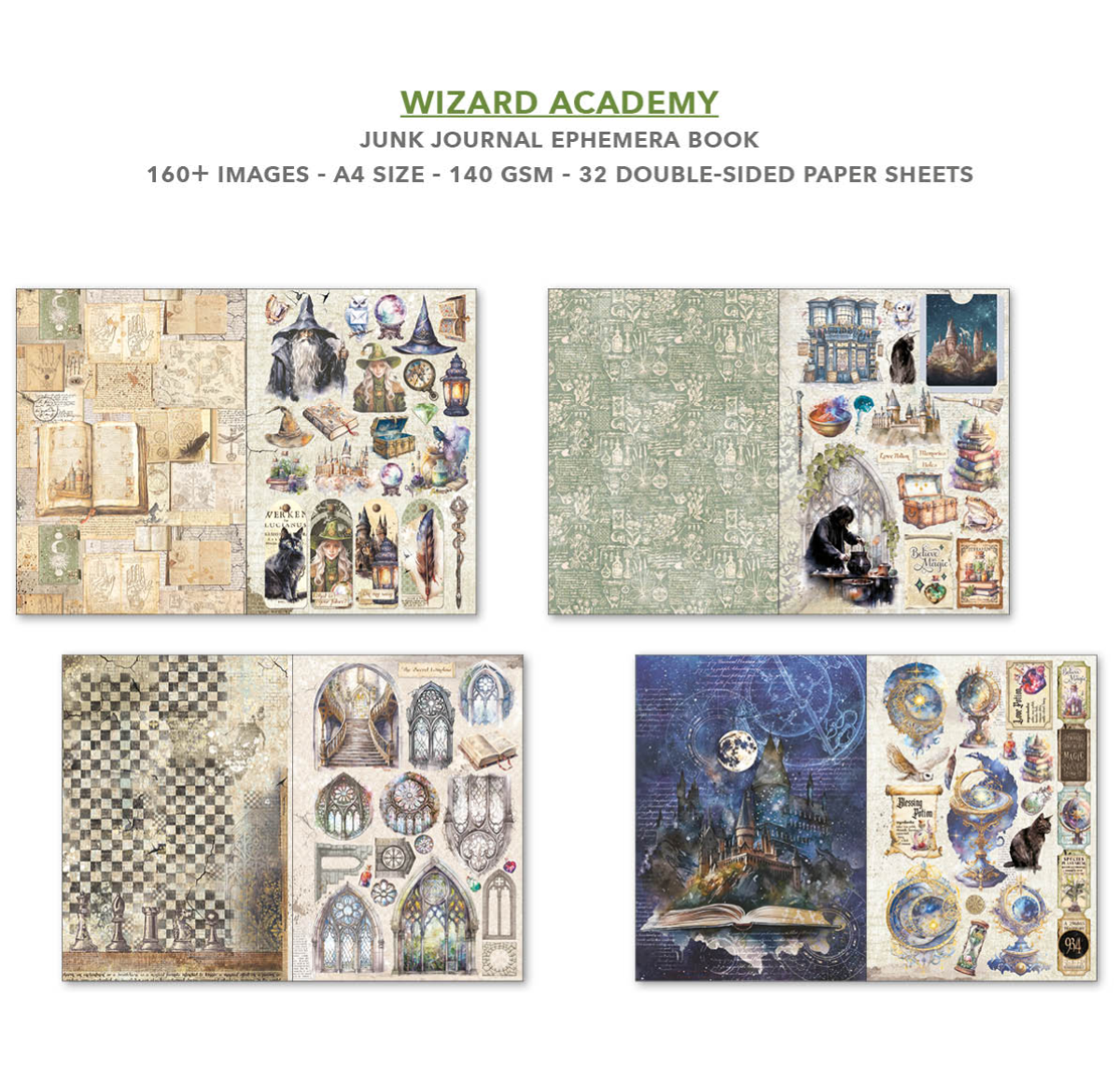 Wizard Academy Ephemera Book