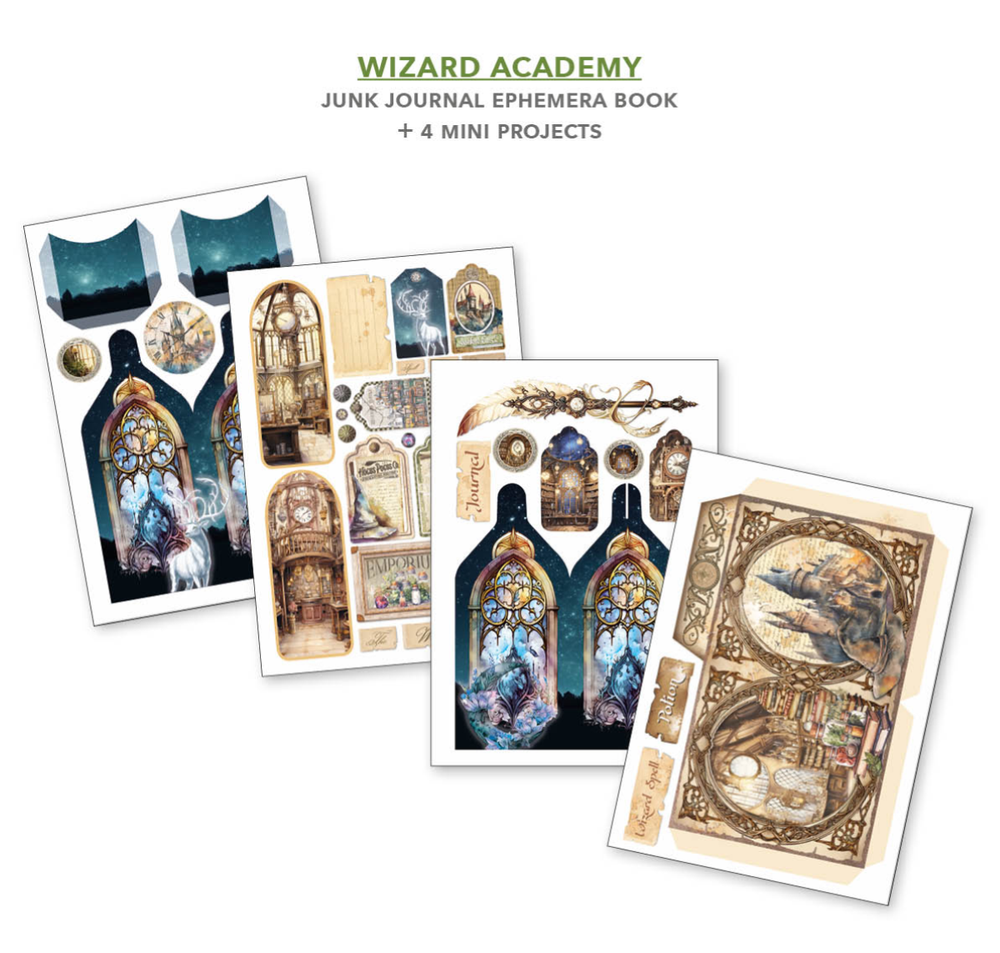 Wizard Academy Ephemera Book