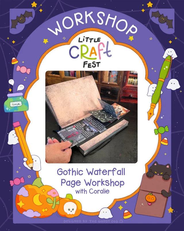Gothic Waterfall Page Workshop with Coralie