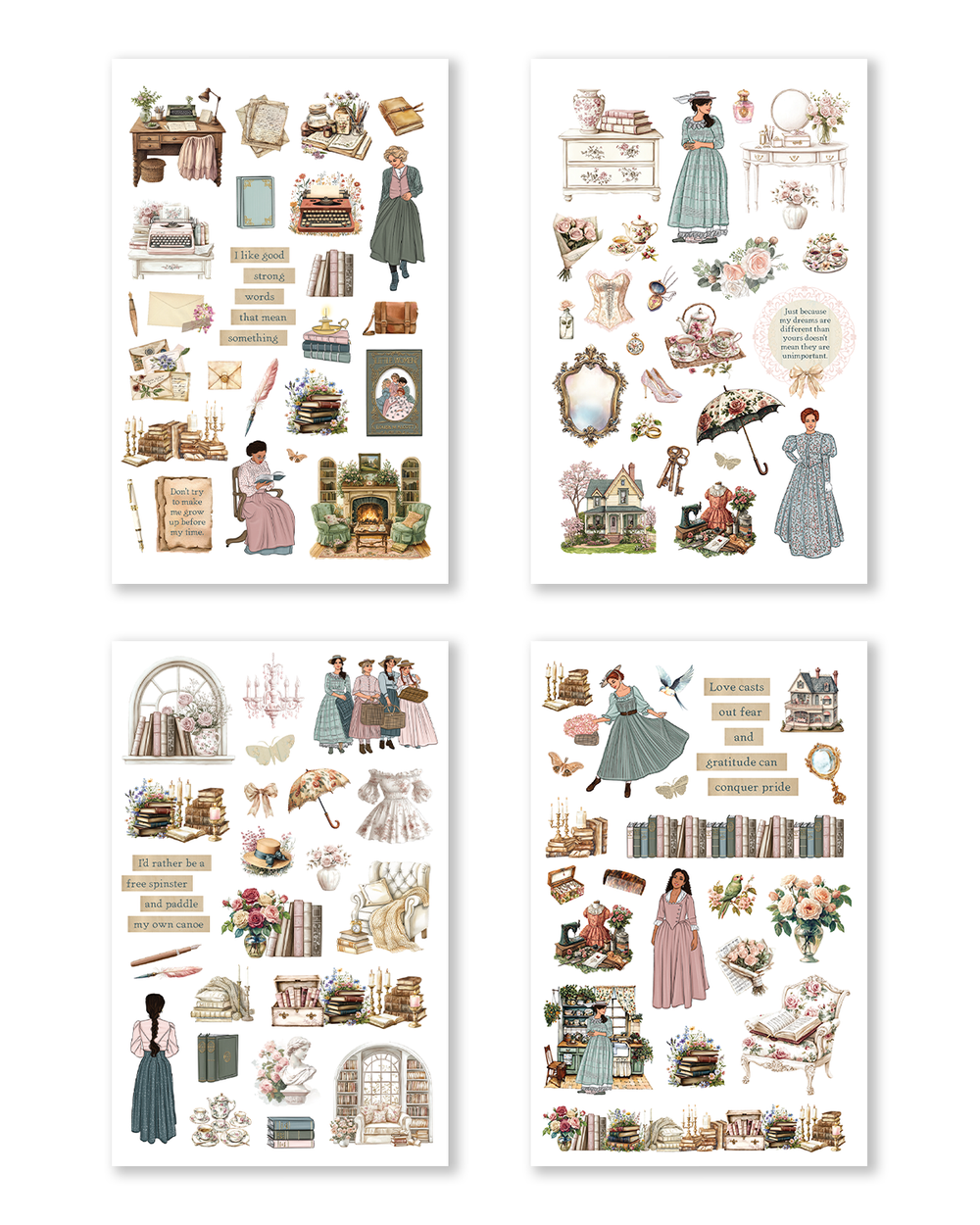 The Academia Collection Hobonichi Sticker Book