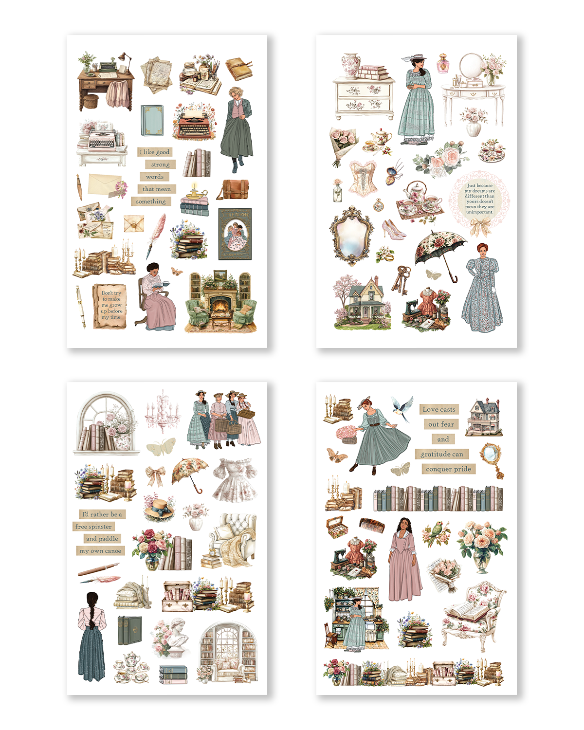 The Academia Collection Hobonichi Sticker Book